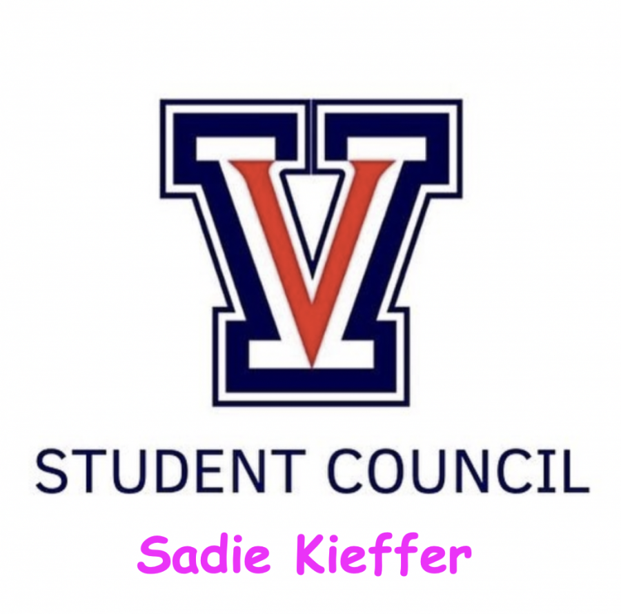 Incoming freshman Sadie Kieffer announces her candidacy for Executive Board Secretary